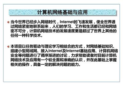 计算机网络基础与应用 技术开发的基石与前沿